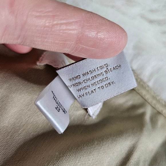 Chico's Women's Beige Lace Crochet Maxi Sleeveless Dress Size 2 - Picture 7 of 10